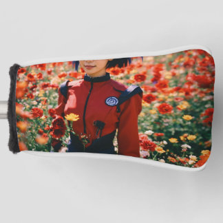 Couvre-club De Golf "Floral Golf Head Cover" "P