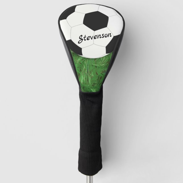 Couvre-club De Golf Football FootBall Sport Initialisé (Devant)