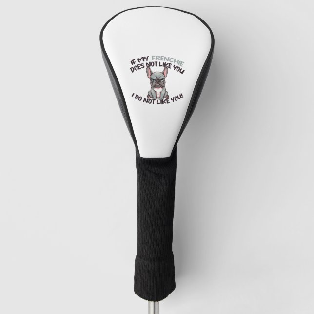 Couvre-club De Golf Français en colère (Merle) - Design unique (Devant)