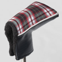 Franchement couverture de putter de plaid