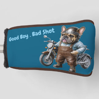 Couvre-club De Golf French Bulldog Motorcycle French Bulldog