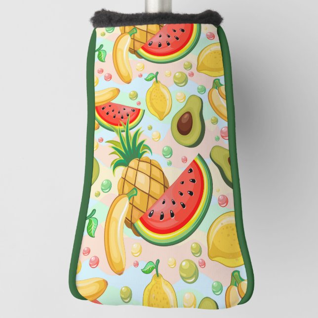Couvre-club De Golf Fruits d'été frais Motif (Tourné à 90°)