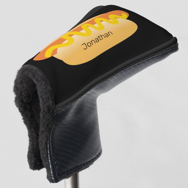 Couvre-club De Golf Fun Hot Dog Novelty (Devant 3/4)