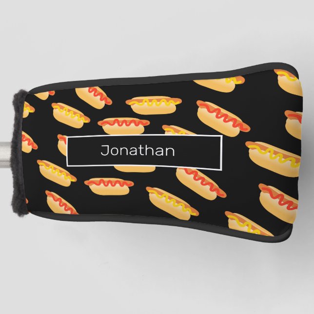 Couvre-club De Golf Fun Hot Dogs Golf Head Cover (Devant)