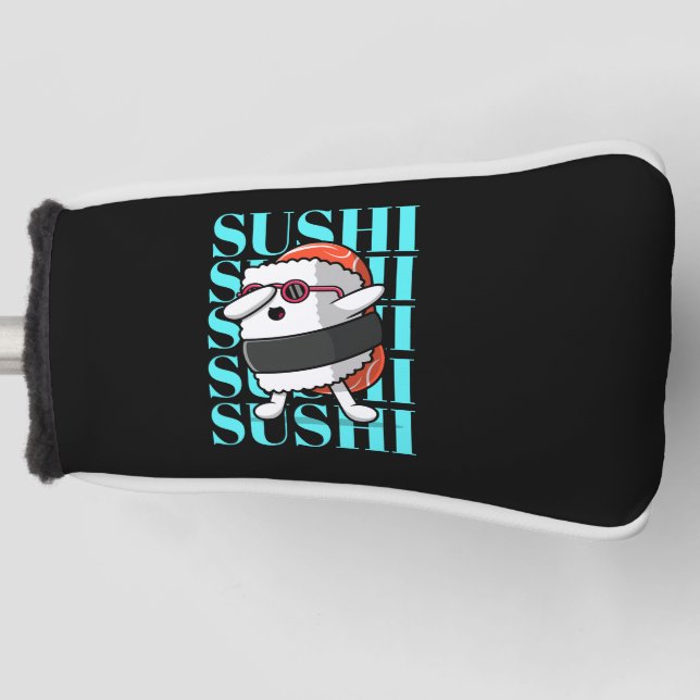 Couvre-club De Golf Fun Kawaii Sushi Dab (Devant)