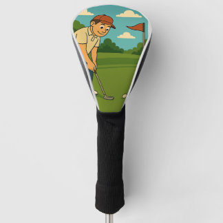 Couvre-club De Golf Funda para Palo de Golf Dibujo Animado