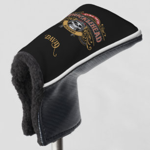 Couvre-club De Golf Funky Vintage Knucklehead Academy Skull