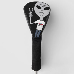 Couvre-club De Golf Funny Alien de paix