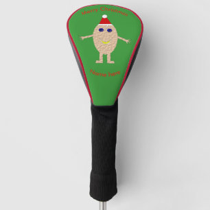 Couvre-club De Golf Funny Christmas Egg Golf Driver Cover