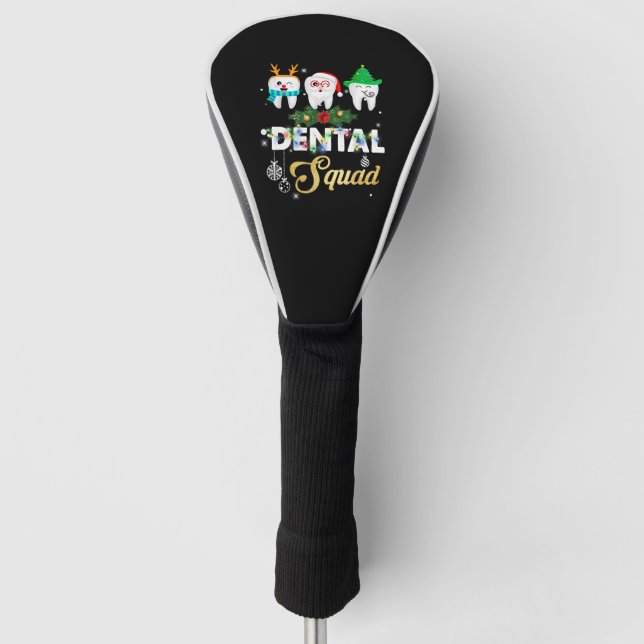 Couvre-club De Golf Funny Dentist Hygiéniste (Devant)