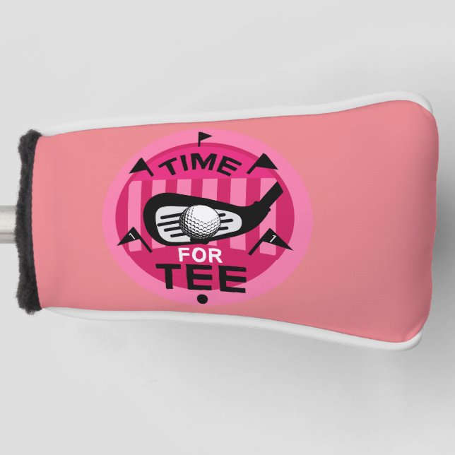 Couvre-club De Golf Funny Femme Golfers Pros Fanatics de golf (Devant)