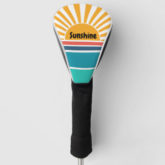 Couvre-club De Golf Funny Sunshine
