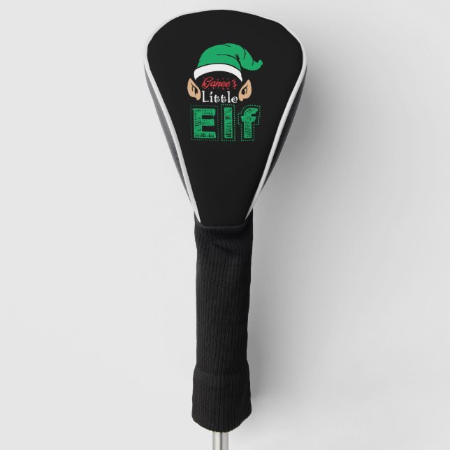 Couvre-club De Golf Ganees Little Elf Noël Noël Noël (Devant)