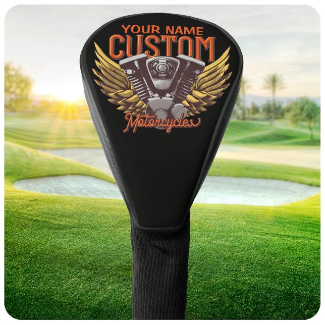 Couvre-club De Golf Garage de moto personnalisé Aigle de moto (Créateur téléchargé)