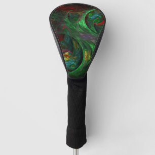 Couvre-club De Golf Genesis Green Art Abstrait