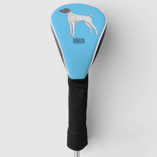 Couvre-club De Golf German Shorthred Pointer dog (Devant)