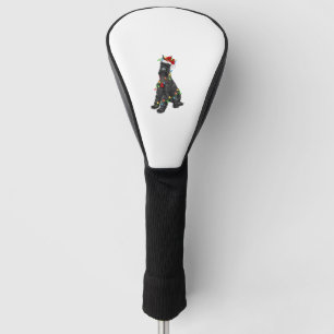Couvre-club De Golf Giant Schnauzer Lover Xmas Père Noël Giant Schnauz