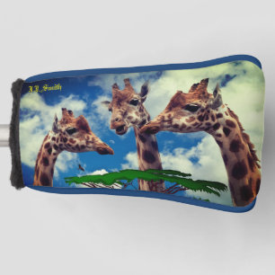 Couvre-club De Golf Girafe Amoureux des Animaux Putter Tendance