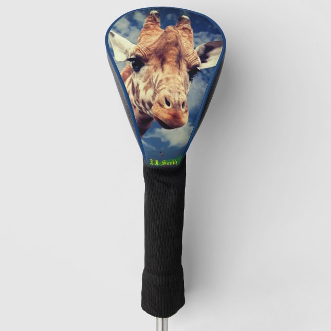 Couvre-club De Golf Giraffe de Golfer (Devant)