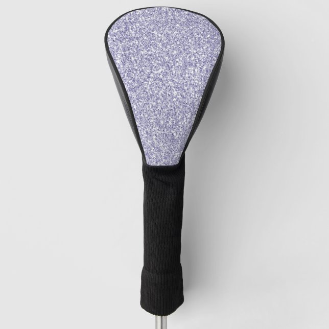 Couvre-club De Golf Glam Lavender Lilac Purple Parties scintillant     (Devant)