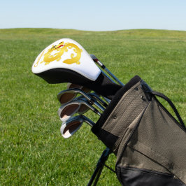 Couvre-club De Golf Golden Dragon Design