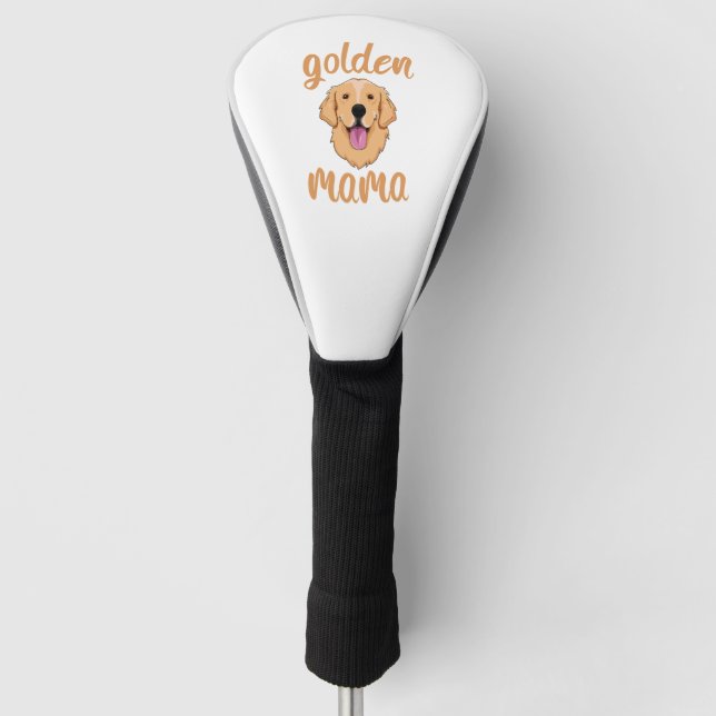 Couvre-club De Golf Golden Retriever Maman (Devant)