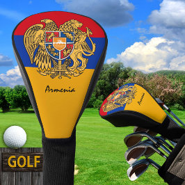 Couvre-club De Golf Golf Arménie & Arménienne Drapeau / Clubs de golf 