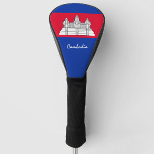 Couvre-club De Golf Golf Cambodge & Cambodgien Drapeau / Clubs de Golf