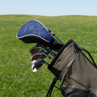 Couvre-club De Golf Golf Club Blueprint