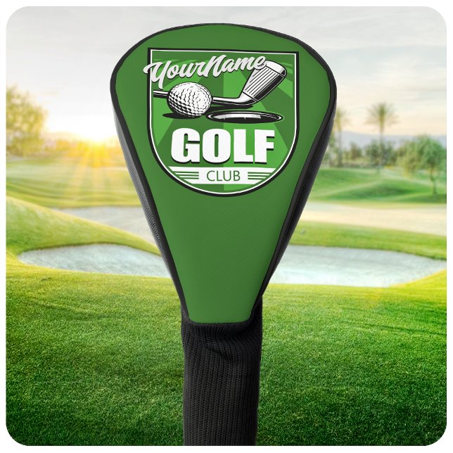 Couvre-club De Golf Golf Club NAME Pro Golfer Player Personnalisé (Créateur téléchargé)