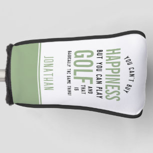 Couvre-club De Golf Golf est le bonheur Funny Golf Lover cadeaux