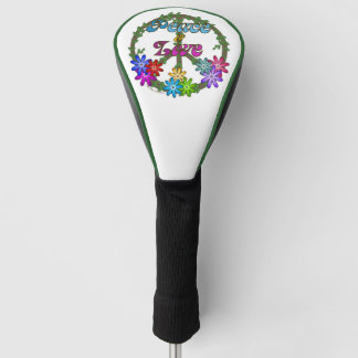 Couvre-club De Golf Golf Head Cover - Peace & Love