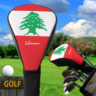 Couvre-club De Golf Golf Liban & Liban Drapeau / Clubs de Golf Couvert