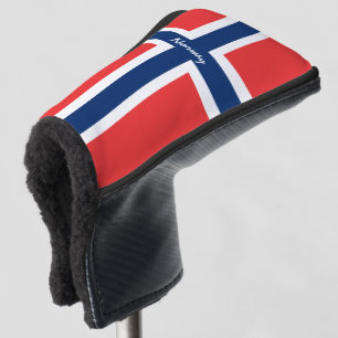 Couvre-club De Golf Golf Norvège & Norwegian Drapeau / Clubs de golf C