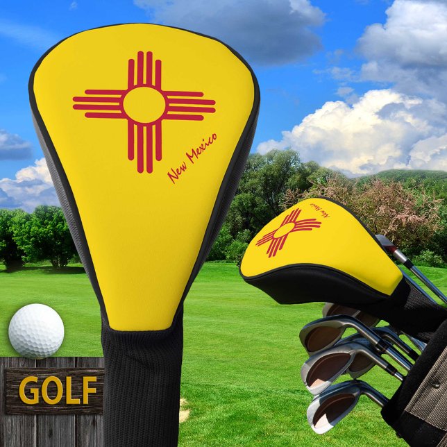 Couvre-club De Golf Golf Nouveau Mexique & Mexique Drapeau / Clubs de  (Créateur téléchargé)