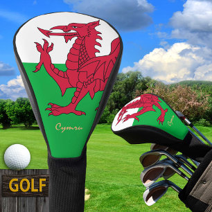 Couvre-club De Golf Golf Pays de Galles & Gallois Drapeau sport club d