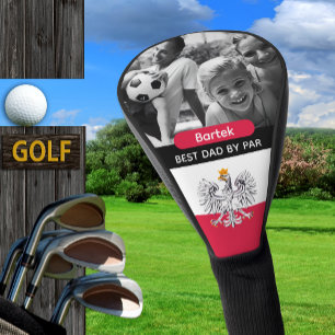 Couvre-club De Golf Golf Pologne, Meilleur Papa, Drapeau Polonais, Pho