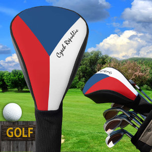 Couvre-club De Golf Golf République Tchèque & Drapeau /CZ Clubs de Gol
