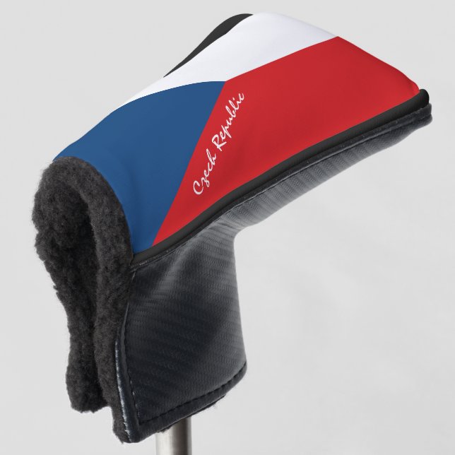 Couvre-club De Golf Golf République Tchèque & Drapeau /CZ Clubs de Gol (Devant 3/4)