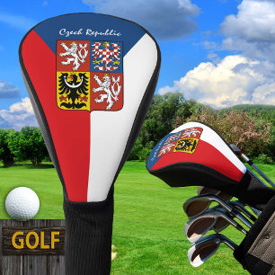 Couvre-club De Golf Golf République tchèque & Drapeau /Czechia Golf Cl