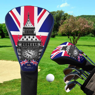 Couvre-club De Golf Golf Royaume-Uni & British Flag, Big Ben London