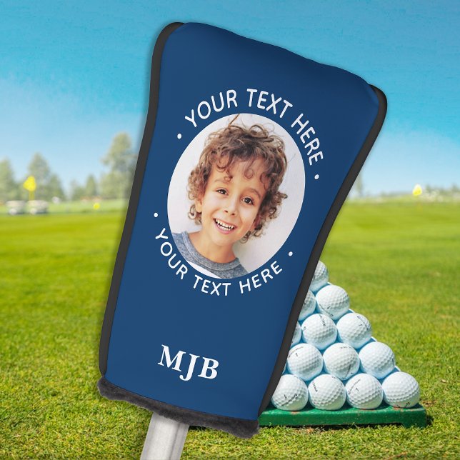 Couvre-club De Golf Golfer Créez votre propre monogramme personnalisé (Créateur téléchargé)
