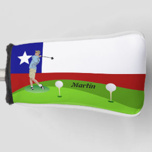 Couvre-club De Golf Golfeur chilien