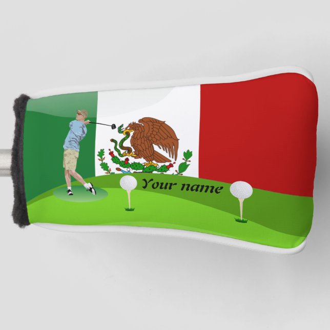 Couvre-club De Golf golfeur mexicain (Devant)