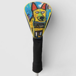 Couvre-club De Golf Graffiti berger allemand 01 - Leonardo Abb