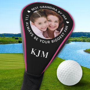 Couvre-club De Golf GRANDMA personnalisé photo et monogramme