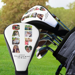 Couvre-club De Golf GRANDPA Photo Collage Lettre découpée