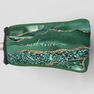 Couvre-club De Golf Green Gold Custom Votre Nom Golf Head Coque