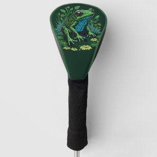 Couvre-club De Golf Grenouille à étang détaillée