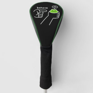 Couvre-club De Golf Grenouille malhonnête Mème de grenouille Se compor